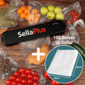 SELLAPLUS® MAQUINA SELLADORA AL VACÍO + 100 Bolsas de Sellar + REGALO ESPECIAL 🎁